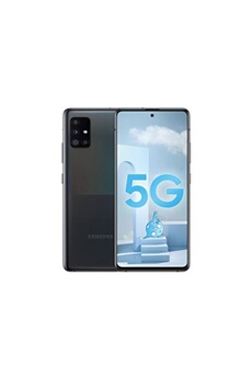 Smartphone Galaxy A51 5G Double SIM 6 / 128 GO - Nano SIM - 6.5 - 1080x2400 - 48 Mpx + 12 Mpx + 5 Mpx + 5 Mpx - Noir État correct - Samsung reconditionné disponible sur Darty
