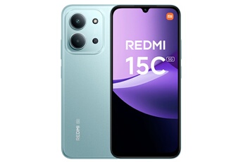 Redmi 15C 6,9"" 5G Double nano SIM 256 Go Mint Green Bon état - Xiaomi reconditionné disponible sur Darty