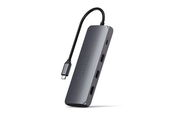 HUB USB-C 4 EN 1 AVEC EMPLACEMENT POUR SSD GRIS Très bon état - Satechi reconditionné disponible sur Darty