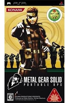 Metal Gear Solid Portable Ops Très bon état - N/A reconditionné disponible sur Darty