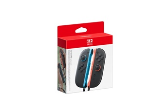 Paire de manettes Joy-Con 2 gauche et droite Nintendo Switch 2 Bleu clair et Rouge clair Très bon état - Nintendo reconditionné disponible sur Darty