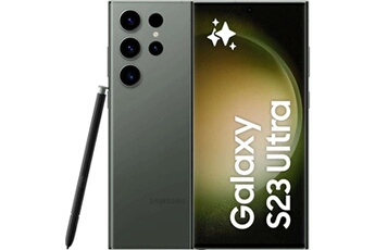 Smartphone galaxy s23 ultra vert 6.8 pouces RAM 8 Go stockage 256 Go État correct - Samsung reconditionné disponible sur Darty