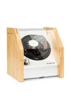 Tourne-montre Garonne 2, 1 plateau tournant, 2 montres, 3 vitesses, 4 modes, bambou Bon état - Klarstein reconditionné disponible sur Darty