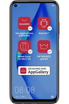 Acheter P40 Lite 128G Noir Bon état - 103,00 € P40 Lite 128G Noir Bon état - Huawei reconditionné disponible sur Darty