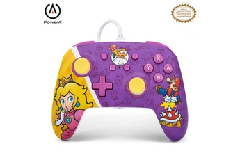 Manette Filaire Amelioree pour Nintendo Switch - Princess Peach Battle Bon état - PowerA reconditionné disponible sur Darty