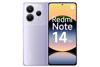 Redmi Note 14 5G 8/256 Lavender Purple Bon état - Xiaomi reconditionné disponible sur Darty