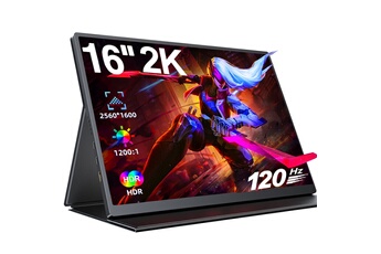 Moniteur portable Full HD 120 Hz 1600P VESA 16 pouces Très bon état - Uperfect reconditionné disponible sur Darty