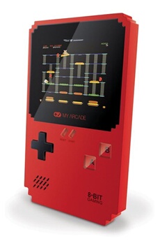 Console Portable Rétro Pixel Classic Rouge avec 308 jeux Bon état - My Arcade reconditionné disponible sur Darty