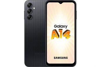 Galaxy A14 - 4G smartphone - double SIM - RAM 4 Go / Mémoire interne 64 Go - microSD slot - Ecran LCD - 6.6"" - 2408 x 1080 pixels - 3 x caméras État correct - Samsung reconditionné disponible sur Darty