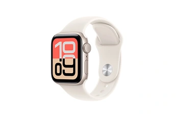 Watch SE 3 GPS 40mm Boitier en Aluminium Lumiere Stellaire avec Bracelet Sport Lumiere Stellaire - M/L Bon état - Apple reconditionné disponible sur Darty