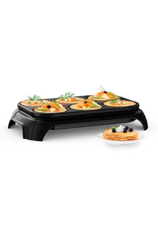 ECO CREP'PARTY CREPIERE ELECTRIQUE 6 Personnes, Revêtement Antiadhésif PY55E810 Très bon état - Tefal reconditionné disponible sur Darty