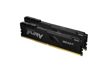 Memoire Kingston FURY Beast 32 Go (Kit de 2 x 16 Go) DDR4 3200 MHz CL16 Bon état - Kingston reconditionné disponible sur Darty