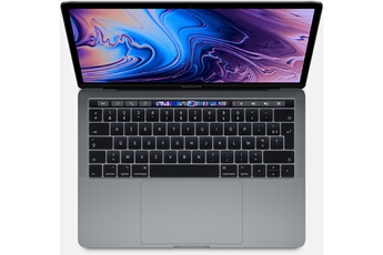 Pro 13.3'' Touch Bar 512 Go SSD 8 Go RAM Intel Core i5 quadricour à 2.4 GHz Gris sidéral État correct - Apple reconditionné disponible sur Darty