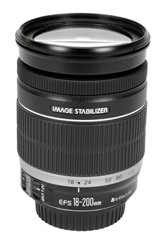 EF-S 18-200mm f/3.5-5.6 IS État correct - Canon reconditionné disponible sur Darty