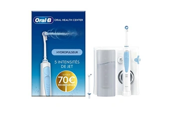 Jet Dentaire Oxyjet + 2 canules BLANC Bon état - Oral-B reconditionné disponible sur Darty