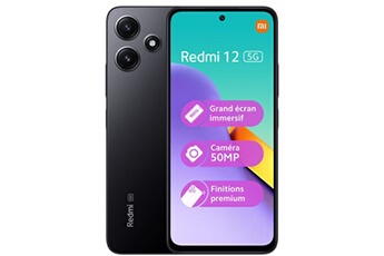 Redmi 12 128Go Noir 5G Bon état - Xiaomi reconditionné disponible sur Darty