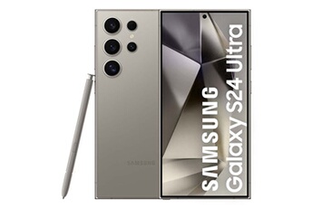 Smartphone Galaxy S24 Ultra 6,8"" 5G Nano SIM 256 Go Gris Bon état - Samsung reconditionné disponible sur Darty