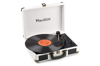 Audizio RP116CR - Platine Vinyle Rétro avec Bluetooth 5.0 IN & OUT, Haut-Parleurs Intégrés - Crème Très bon état - N/A reconditionné disponible sur Darty
