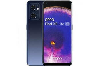 Smartphone Find X5 Lite noir stockage 256 Go État correct - Oppo reconditionné disponible sur Darty
