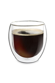 Verre à double paroi - Feelino by DUOS Jumbo - Set de 4 - Pour expresso & thé - 310 ml Bon état - Klarstein reconditionné disponible sur Darty