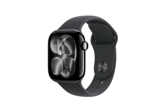 Watch Series 11 GPS + Cellular 42mm Boitier en Aluminium Noir de Jais avec Bracelet Sport Noir - S/M Très bon état - Apple reconditionné disponible sur Darty