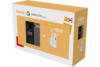 Pack Pixel 7a 128Go Charbon 5G + CCTV 4K Bon état - Google reconditionné disponible sur Darty