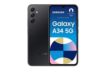 Galaxy A34 128Go Noir 5G Très bon état - Samsung reconditionné disponible sur Darty