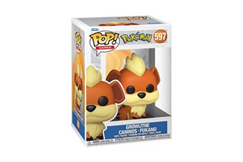 Figurine Pop Games Pokémon Growlithe EMEA Très bon état - Funko reconditionné disponible sur Darty
