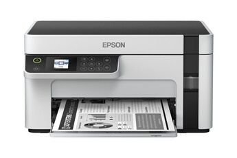 EcoTank ET-M2120 - Imprimante multifonctions - Noir et blanc - jet d'encre - A4/Legal (support) - jusqu'à 15 ppm (impression) - 150 feuilles - USB, - Très bon état Epson sur Darty