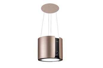 Hotte aspirante - Skyfall Smart - Hotte en îlot - Ø45cm - 402m³/h - LED - Doré Bon état - Klarstein reconditionné disponible sur Darty