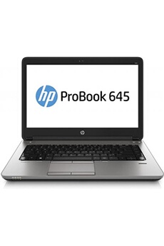 Ordinateur Portable ProBook 645 G1 - 8Go - 120Go SSD Argent cendré État correct - Hewlett-Packard reconditionné disponible sur Darty