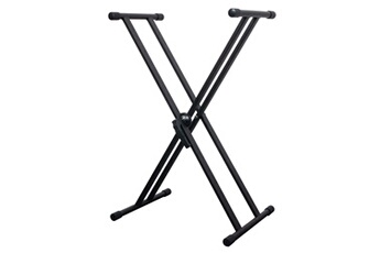 KBS03 - Support pour Clavier en Acier avec Double X-Frame Robuste, Hauteur Réglable, Verrouillage rapide Très bon état - Vonyx reconditionné disponible sur Darty