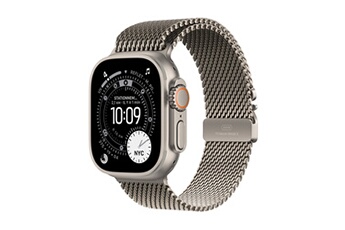 Acheter Watch Ultra 3 GPS + Cellular 49mm Boitier en Titane Naturel avec Bracelet Milanais Titane Naturel - Medium Très bon état - 1406,72 € Watch Ultra 3 GPS + Cellular 49mm Boitier en Titane Naturel avec Bracelet Milanais Titane Naturel - Medium Très bon état - Apple reconditionné disponible sur Darty
