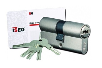 Cylindre à double entrée IS R6 30x60mm nickelé s'entrouvrant - - 880930609.8502 Bon état - ISEO (s'il s'agit de la marque de reconditionné disponible sur Darty