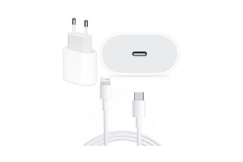 Chargeur rapide 20w + cable usb-c lightning pour iphone se 2020 - - Bon état - Visiodirect reconditionné disponible sur Darty