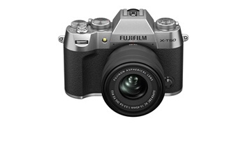 X-T50 silver + XC15-45mm Très bon état - Fujifilm reconditionné disponible sur Darty
