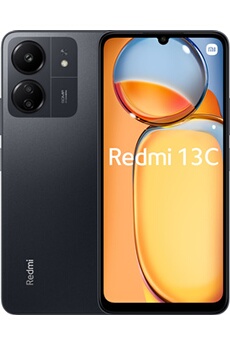 Redmi 13C - 4G smartphone - double SIM - RAM 4 Go / Mémoire interne 128 Go - microSD slot - Ecran LCD - 6.74"" - 1600 x 720 pixels (90 Hz) - 3 x État correct - Xiaomi reconditionné disponible sur Darty