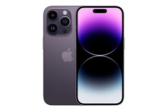 iPhone 14 Pro - 5G smartphone - double SIM / Mémoire interne 128 Go - écran OEL - 6.1"" - 2556 x 1179 pixels (120 Hz) - 3 x caméras arrière 48 MP, 12 État correct - Apple reconditionné disponible sur Darty