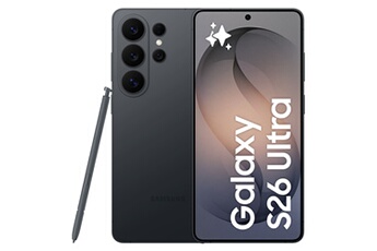 Galaxy S26 Ultra 1To Noir Très bon état - Samsung reconditionné disponible sur Darty