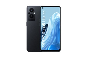 Reno8 Lite - 5G smartphone - double SIM - RAM 8 Go / Mémoire interne 128 Go - OLED display - 6.43"" - 2400 x 1080 pixels (60 Hz) - 3 x caméras arrière État correct - Oppo reconditionné disponible sur Darty
