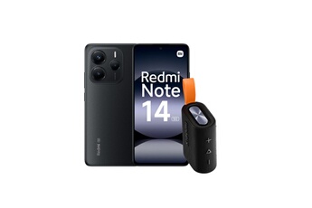 Pack Redmi Note 14 5G 256Go Noir + enceinte portable bluetooth Sound Pocket