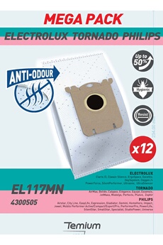 EL117MN ANTI-ODEUR 12 SACS Bon état - Temium reconditionné disponible sur Darty