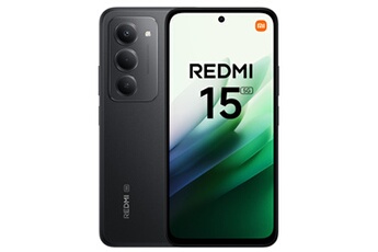 Acheter Redmi 15 6,9"" 5G Double nano SIM 256 Go Midnight Black Bon état - 175,99 € Redmi 15 6,9"" 5G Double nano SIM 256 Go Midnight Black Bon état - Xiaomi reconditionné disponible sur Darty