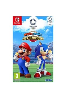 Acheter Mario & Sonic aux Jeux Olympiques de Tokyo 2020 Nintendo Switch État correct - 38,99 € Mario & Sonic aux Jeux Olympiques de Tokyo 2020 Nintendo Switch État correct - Sega reconditionné disponible sur Darty