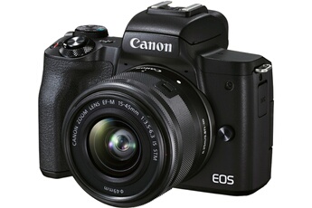 Acheter EOS M50 Mark II Noir + EF-M 15-45mm f/3,5-6,3 IS STM État correct - 313,99 € EOS M50 Mark II Noir + EF-M 15-45mm f/3,5-6,3 IS STM État correct - Canon reconditionné disponible sur Darty