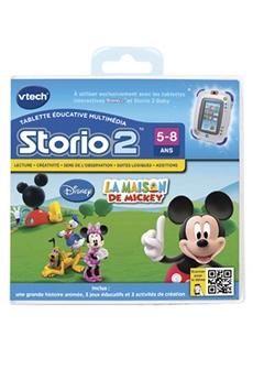 Acheter JEU STORIO 2 MAISON MICKEY Bon état - 26,95 € JEU STORIO 2 MAISON MICKEY Bon état - VTech reconditionné disponible sur Darty