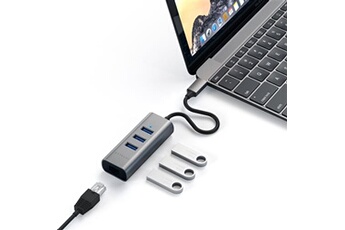 HUB USB-C 4 EN 1 GRIS SIDERAL Bon état - Satechi reconditionné disponible sur Darty