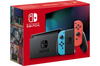 avec paire de Joy-Con Rouge et Bleu Neon V3 Bon état - Nintendo reconditionné disponible sur Darty