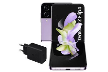 Smartphone Galaxy Z Flip4 Lila 128 GB Octa Core 8 GB RAM Bon état - Samsung reconditionné disponible sur Darty