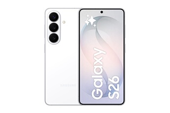 Galaxy S26 256 Go Blanc Bon état - Samsung reconditionné disponible sur Darty